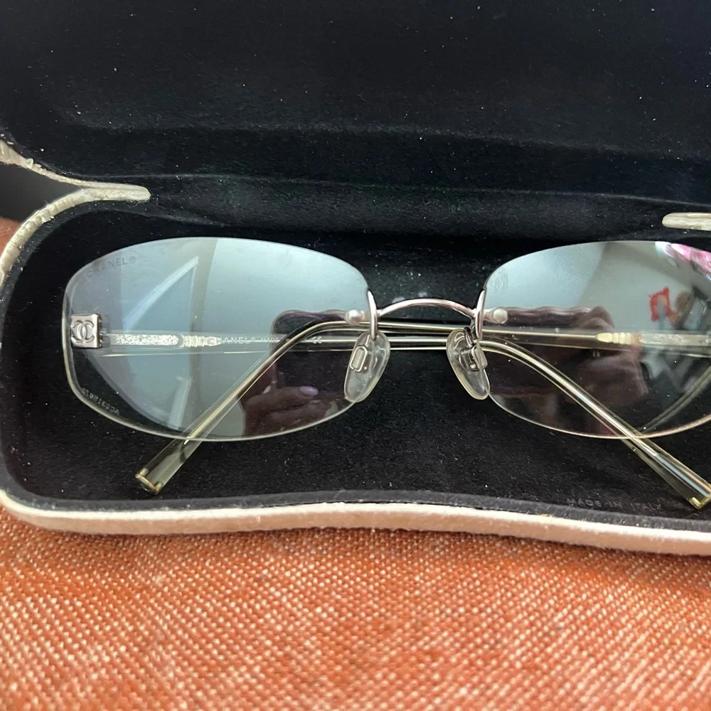 CHANEL Gold Rimless Glasses - Picture 12 of 12
